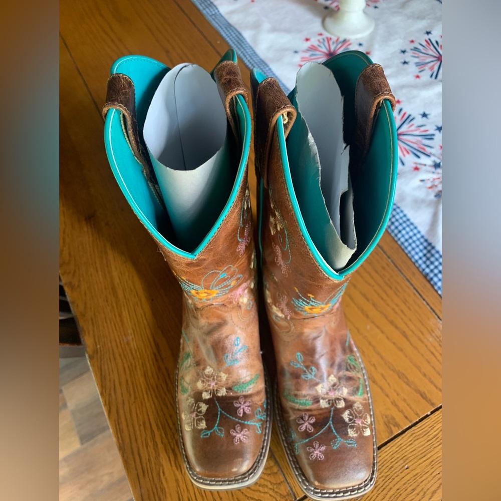 SMOKY MOUNTAIN YOUTH FLORALIE WESTERN BOOTS 3841Y